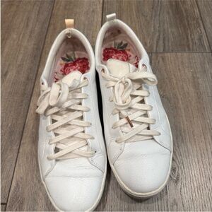 Ted Baker London White Leather Women's Sneakers Size 10